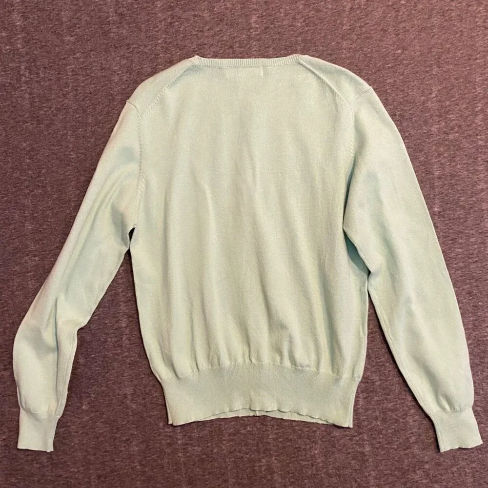 Dressbarn Mint Green Womens‎ Small Button Cardigan Sweater Lightweight Stretch